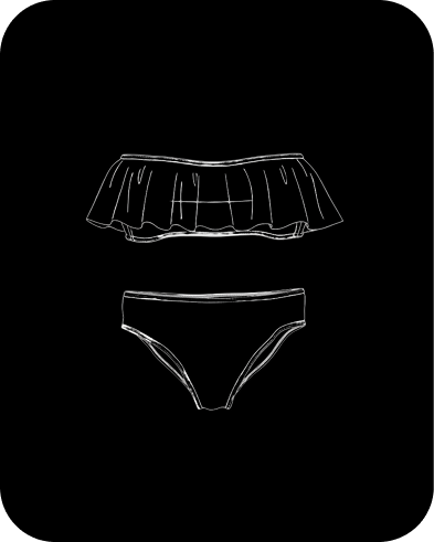 bikini encanto tropical 2 piezas talla